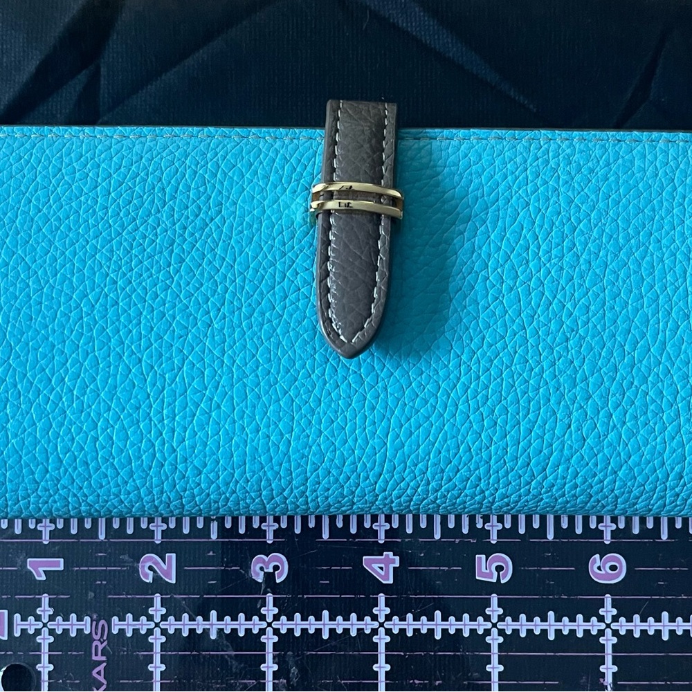 Blue and Brown Key & Card Holder